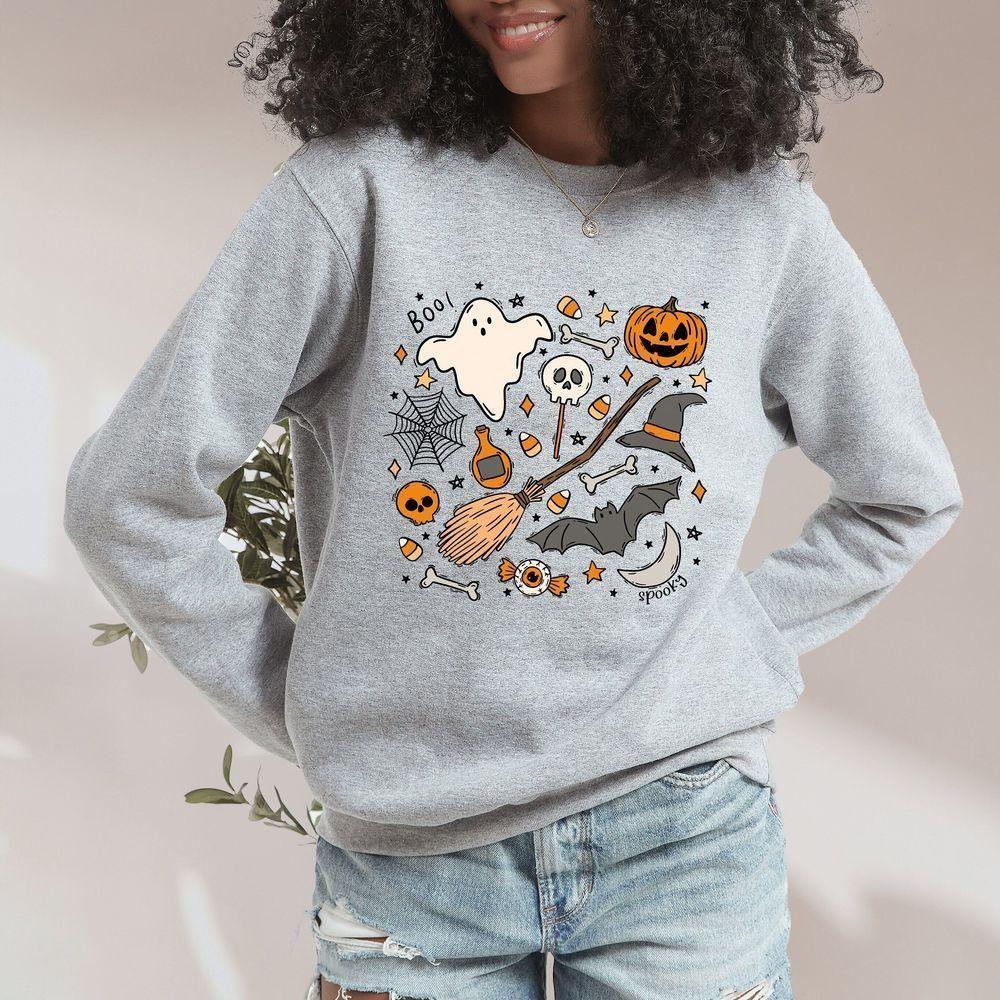 Retro Halloween Doodle 2 Vuitino Merch